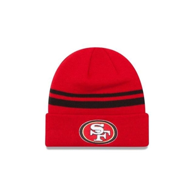 Red San Francisco 49ers Hat - New Era NFL Cuff Knit Beanie USA2508936